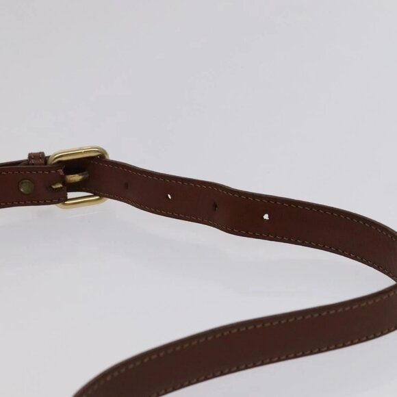 Burberrys Nova Check Shoulder Bag PVC Beige Brown gold Auth 110829 - Picture 9 of 16